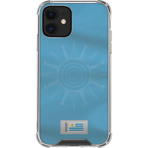 Uruguay Soccer Flag iPhone 12 Mini Clear Case